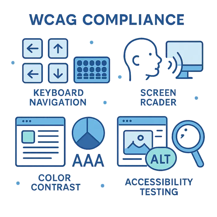 Rappresentazione del servizio completo: audit, report, dichiarazione